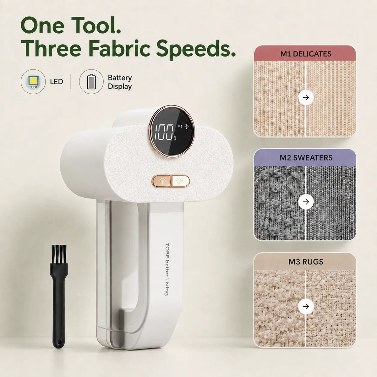 Dual-head lint remover with light